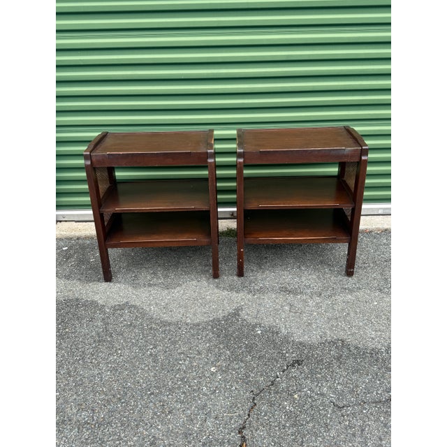 Pair of Vintage Edward Wormley for Dunbar Nightstands For Sale - Image 13 of 15