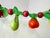 Wood Murano Blown Art Glass Tutti Frutti Lampwork Fruit Salad 28” Necklace Tiki Party For Sale - Image 7 of 9