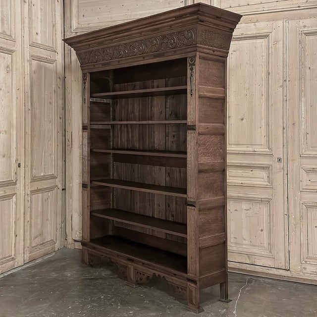 19th Century Dutch Renaissance Open Bookcase For Sale - Image 17 of 18