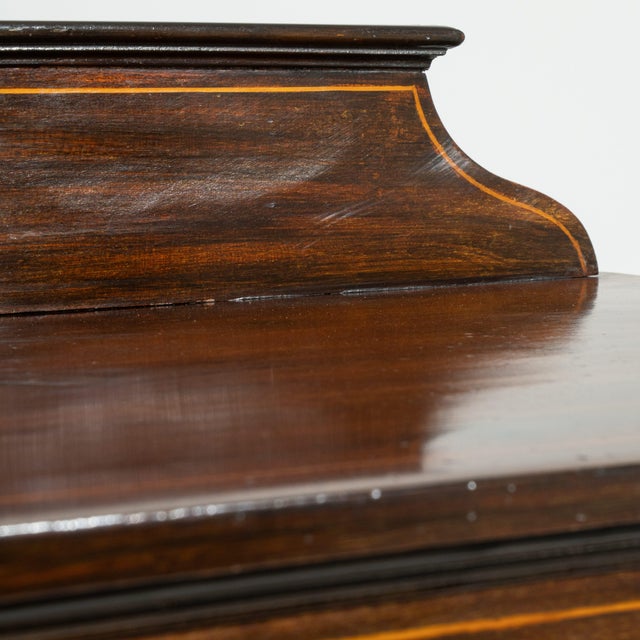 Brown Edwardian Inlaid Cabinet United Kingdom 19th Century For Sale - Image 8 of 14