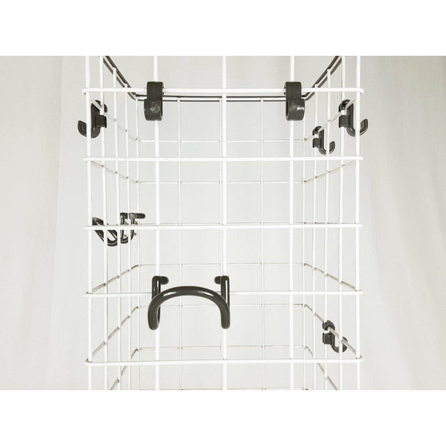 Grey Plastic & White Metal 4788 Freestanding Clothes Stand by Anna Castelli Ferrieri for Kartell, 1980s For Sale - Image 10 of 16