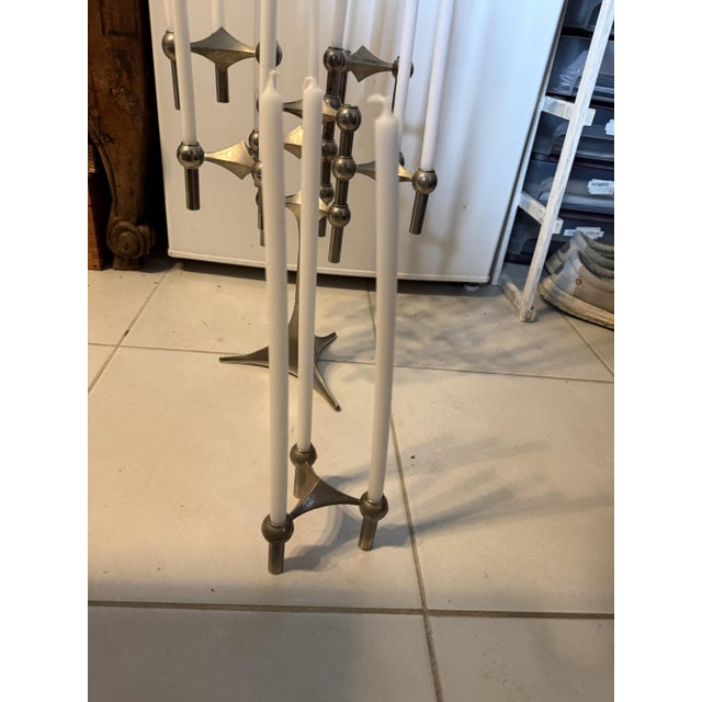 Vintage 15-Light Chandelier, 1960s, in Very Good conditions. Designed 1960 to 1969 This piece has an attribution mark, I...