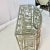 Vintage Maitland-Smith Hollywood Regency Silver Leaf Wine Rack Console Table - 30 Wells, Demi-Lune Design, Attributed For Sale - Image 14 of 16