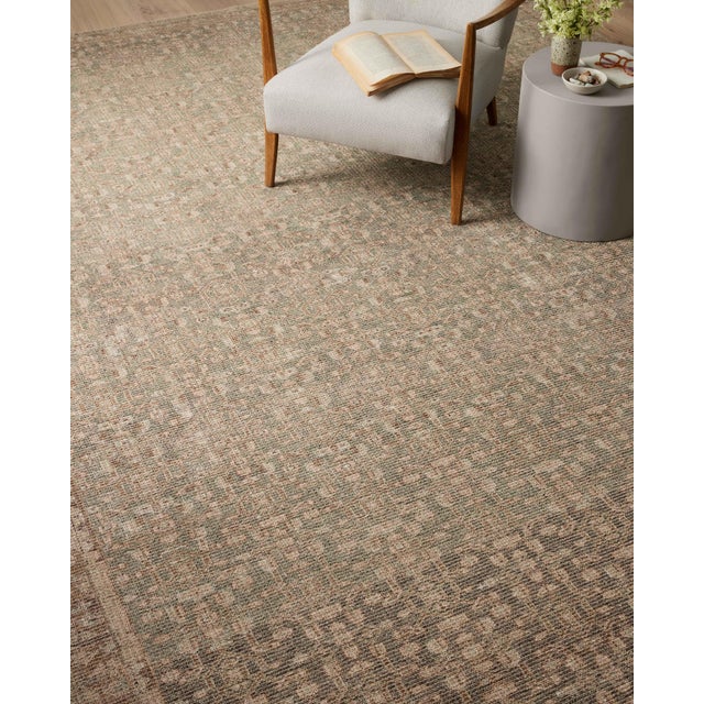Green Angela Rose x Loloi Aubrey Rug Sage / Bark 2'-6" x 12'-0" Runner Rug For Sale - Image 8 of 9