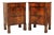 Italian Empire Bedside Tables in Walnut, Set of 2 For Sale