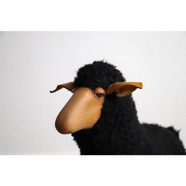 Beautiful handmade sheep designed by Hanns Peter Krafft and produced by Meier, Germany, 1982. Each piece is crafted with...
