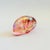 Postmodern Vintage Iridescent Pink Art Glass Shell Paperweight For Sale - Image 3 of 8