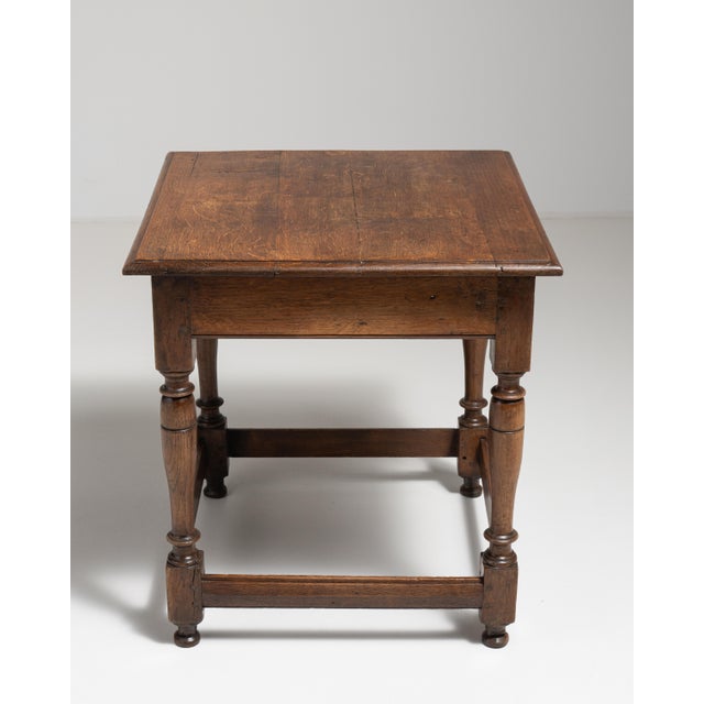 Early 20th Century French Oak Side Table For Sale - Image 4 of 12