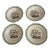 2010s Botanic Garden by Portmeirion Rim Soup Bowls, England - 8.5” Diameter at the Rim, Set of 4 For Sale