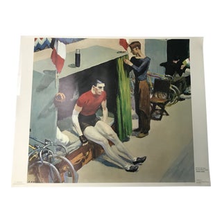 Edward Hoppers "French Six-Day Bicycle Rider" Poster 1937 For Sale