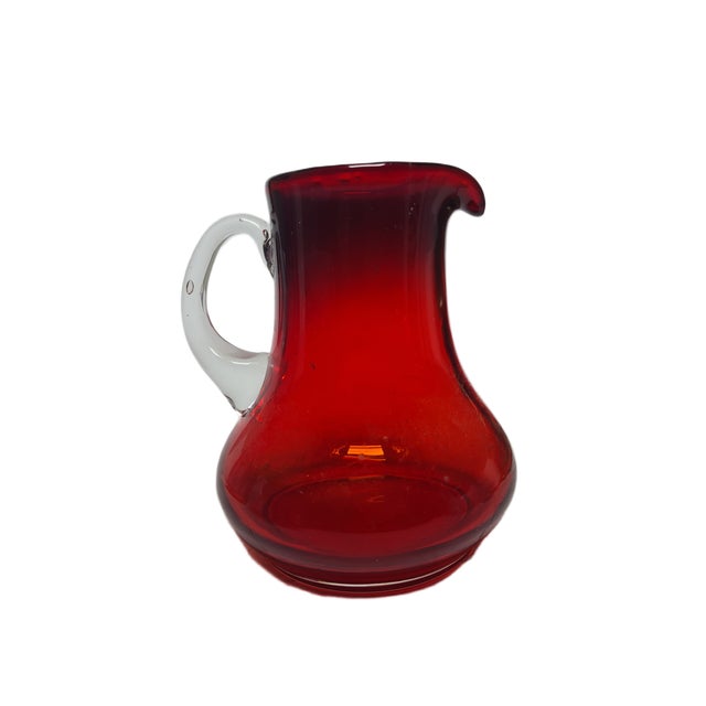 Postmodern Jug from Tarnowiec Glassworks, Poland, 1970s For Sale - Image 9 of 9