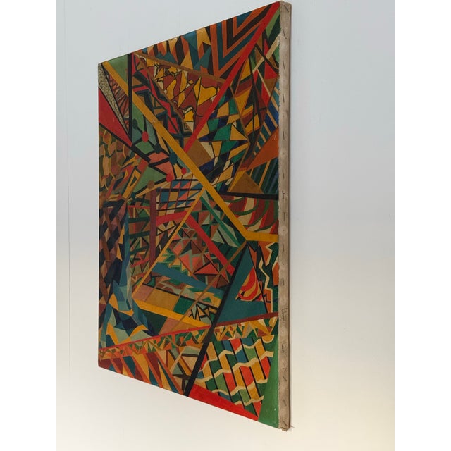 Abstract Midcentury Cubist Abstract Expressionist For Sale - Image 3 of 12