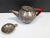 Gray Bauhaus Silver-Plated Teapot and Tea Strainer, WMF, 1950s, Set of 2 For Sale - Image 8 of 8