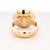 Vintage 9k Yellow Gold & Enamel Butterfly Signet Style Ring For Sale - Image 9 of 12