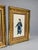 Gold Pair Chinese Qing Court Costume Lithographs in Elaborate Gilt Frames, C. 1900 For Sale - Image 8 of 9