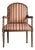 1990s Ethan Allen Carved Nicole Accent Chair For Sale