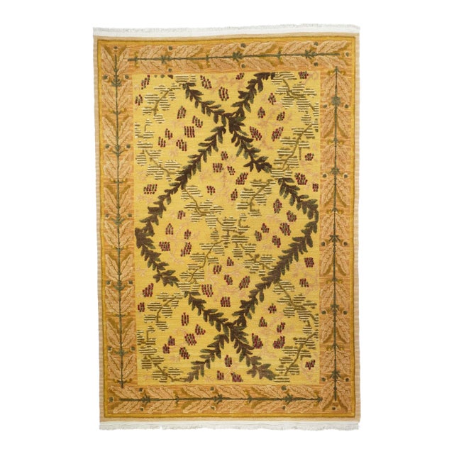 Turkish Sumak Rug 6'0" X 9'0" For Sale
