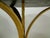 1990s 1998 Contemporary Forged and Gilt Gold Steel and Black Marble Occasional Table by Maurice Beane Studios For Sale - Image 5 of 8