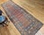 19th Century Persian Kurdish Wide Runner Rug, Hand-Knotted Wool, Allover Paisley Pattern, Terracotta & Blue, 4x12 For Sale In Chicago - Image 6 of 15