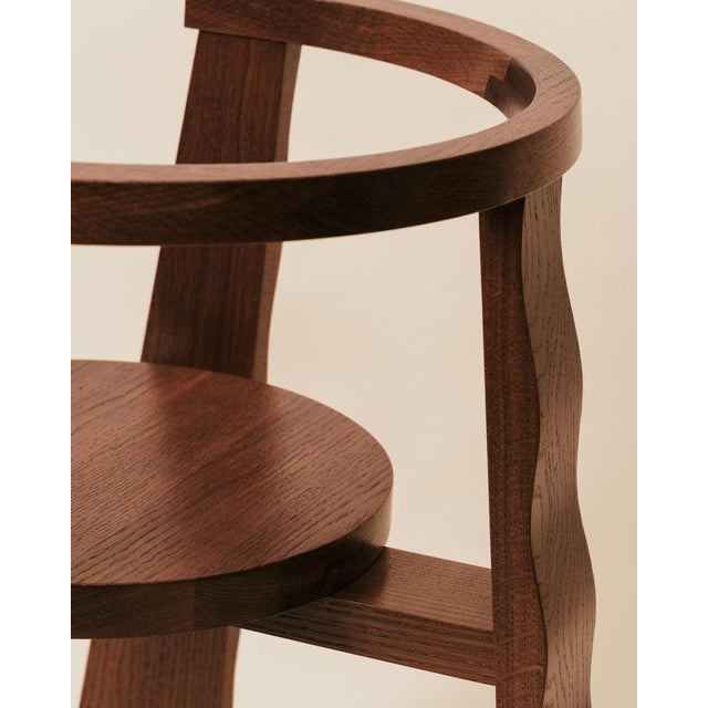 Puro Chair in Stained Oak by Elina Ulvio For Sale - Image 9 of 18