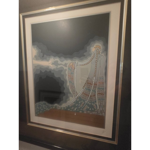 1980s Erté Serigraph Melisande For Sale - Image 5 of 13