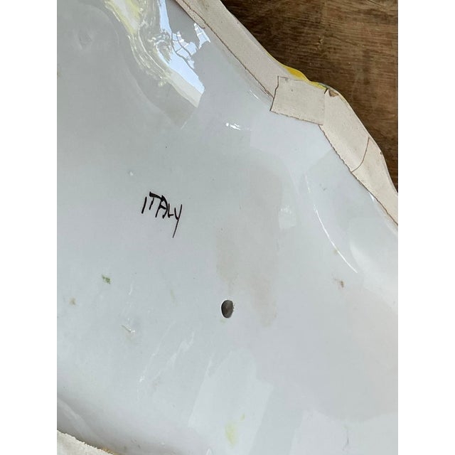 Vintage Boho Italian Glazed Ceramic Young Buck For Sale - Image 4 of 9