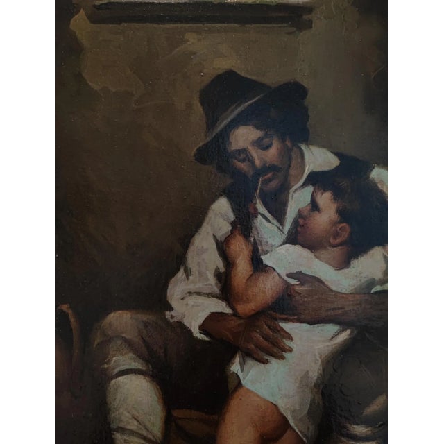 Milone, Scène de genre intérieure, Oil on Canvas, Framed For Sale - Image 5 of 13