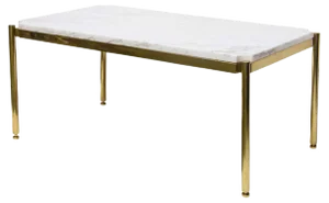 Marble and Brass Occasional Table by Osvaldo Borsani for Tecno, 1970s