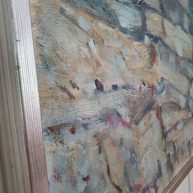 Mid-Century Modern Arnold Axelsson, Abstract Landscape, 1950s, Oil on Canvas For Sale - Image 3 of 18