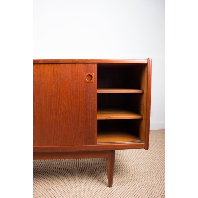 Brown Danish Teak Sideboard by Johannes Andersen for Skaaning Mobelfabrik, 1960 For Sale - Image 8 of 18