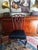 1990s Exceptional Maitland-Smith French Empire Center Dining Table & Stunning Antique Matching Chippendale Armchairs For Sale - Image 9 of 12