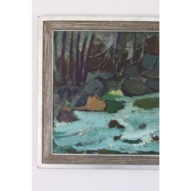 Käge Liefwendal, Stream, 1950s, Oil on Panel, Framed For Sale - Image 4 of 18