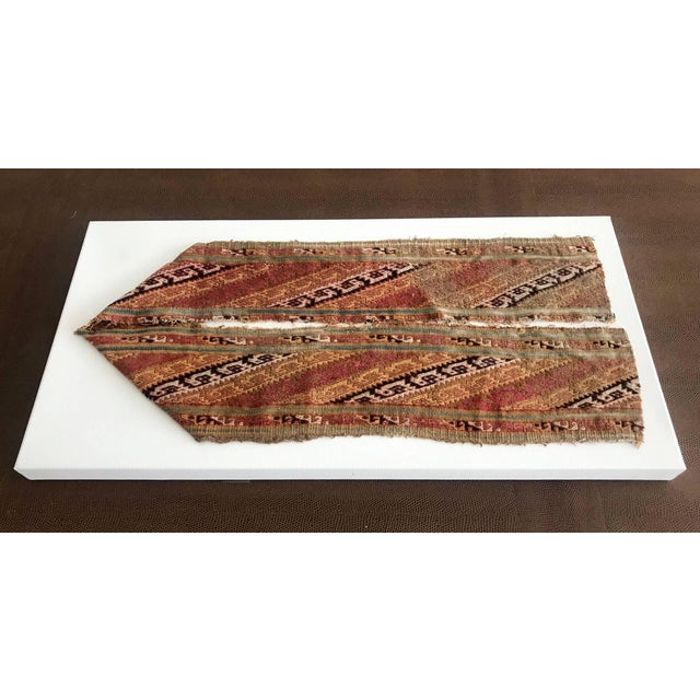 Two Framed Pre-Columbian Textile and Tools Chimu Chancay Culture For Sale - Image 4 of 11