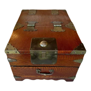 Antique Korean Mirror and Cosmetic Box
