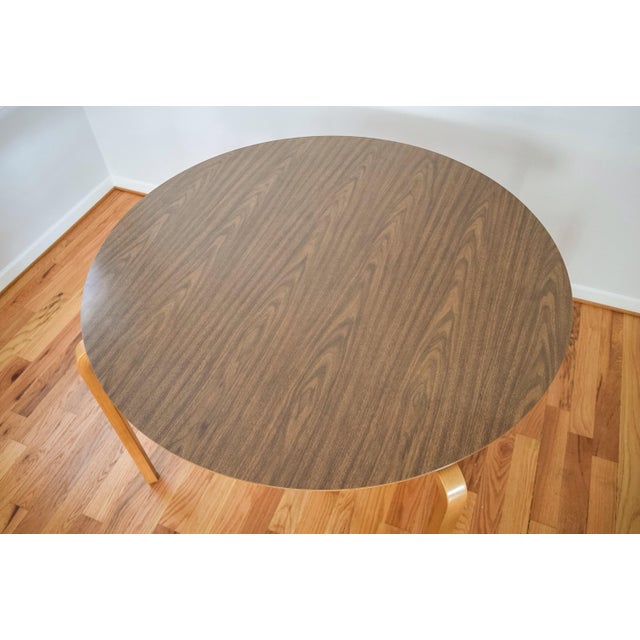 Mid Century Modern Thonet Round Bentwood Table | Chairish
