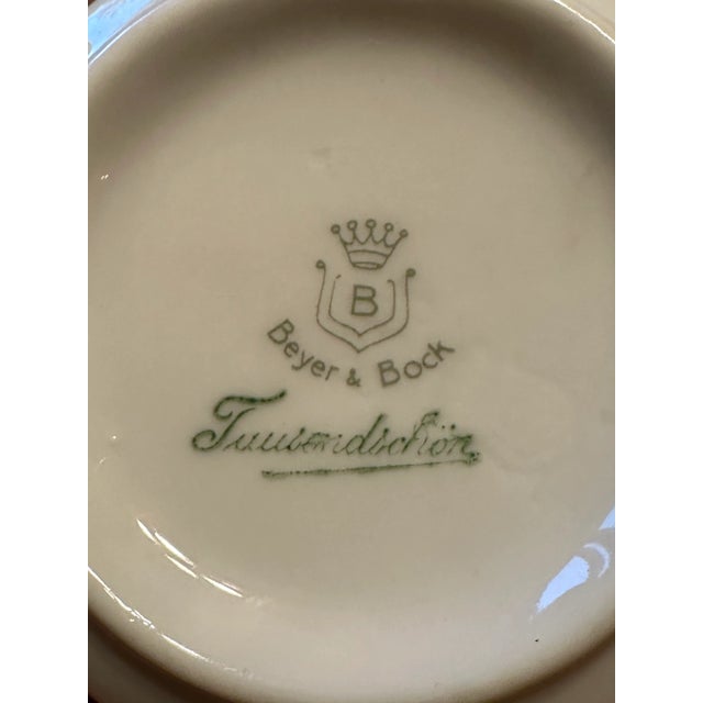 Antique Beyer & Bock Tausendschön 42-Piece Porcelain Service for 12, C. 1905–1931 For Sale In Boston - Image 6 of 10