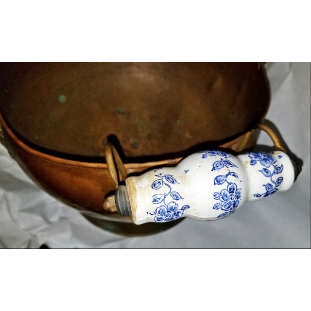 1970s Copper & Brass Coal Scuttle Bucket For Sale In West Palm - Image 6 of 7