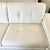 Early 21st C Modern Contemporary Cube White Leather Sofa, After Knoll. For Sale - Image 9 of 10