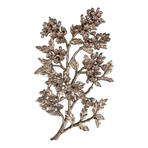 1967 Mcm Syroco Floral Wall Sculpture.