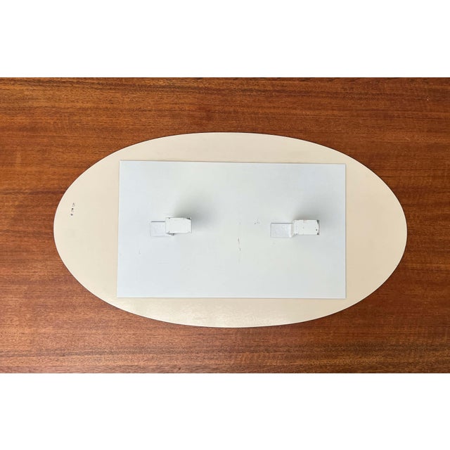 Mid-Century Modern Replacement Mirrorglass Spare Part for Illuminated Mirror by Ernest Igl for Hillebrand Lighting For Sale - Image 9 of 13