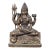 Vintage Hindu Brass Shiva Nataraja Seated Meditation Sculpture For Sale