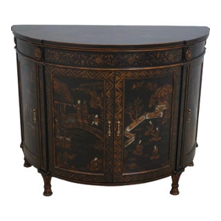Chelsea House Chinoiserie Decorated 2 Door Commode For Sale