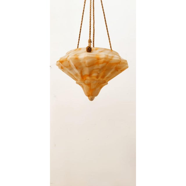 Murano Glass Suspension with Silk Rope Cables For Sale - Image 6 of 18
