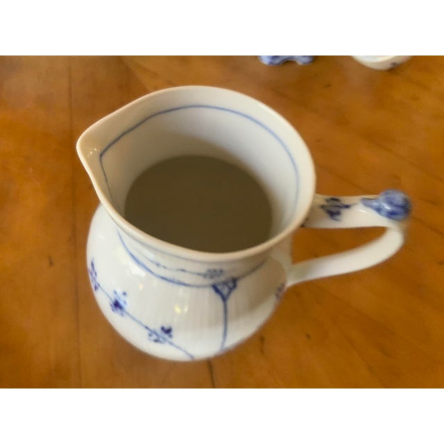 1960s Royal Copenhagen Blue Fluted Jug For Sale In Naples, FL - Image 6 of 6
