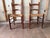 Vintage Early American Shaker Rustic Style High Ladder Back Dinning Chairs , Possibly by Clore For Sale - Image 14 of 17