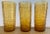 Mid Century Modern Amber Glass Tumblers- Set of 3 For Sale - Image 10 of 12