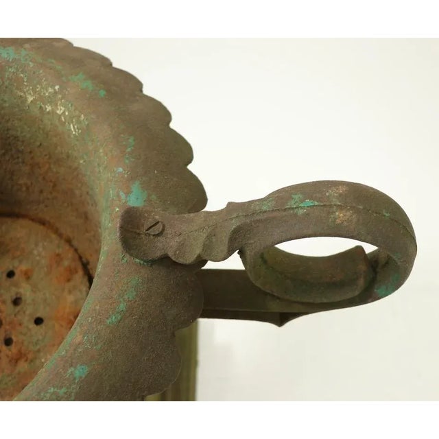 Late 19th Century Classical Victorian Cast Iron Urn Planter Probably Fisk or Mott with Handles For Sale - Image 5 of 12
