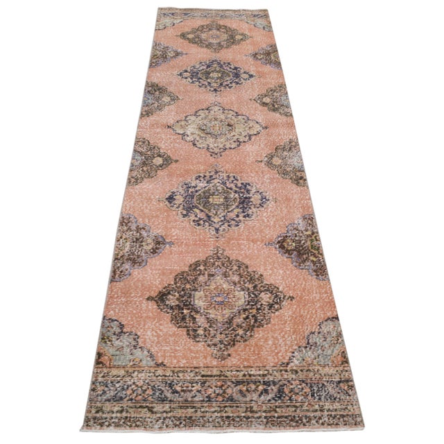 Vintage Turkish Anatolian Hand Knotted Wool Rug