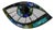 Anti Evil Eye Mosaic #25 Wall Sculpture by Ruth Minola Scheibler For Sale