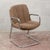 This vintage armchair dating back to the 1970s fully expresses the dynamic spirit of modernism and industrial design of...